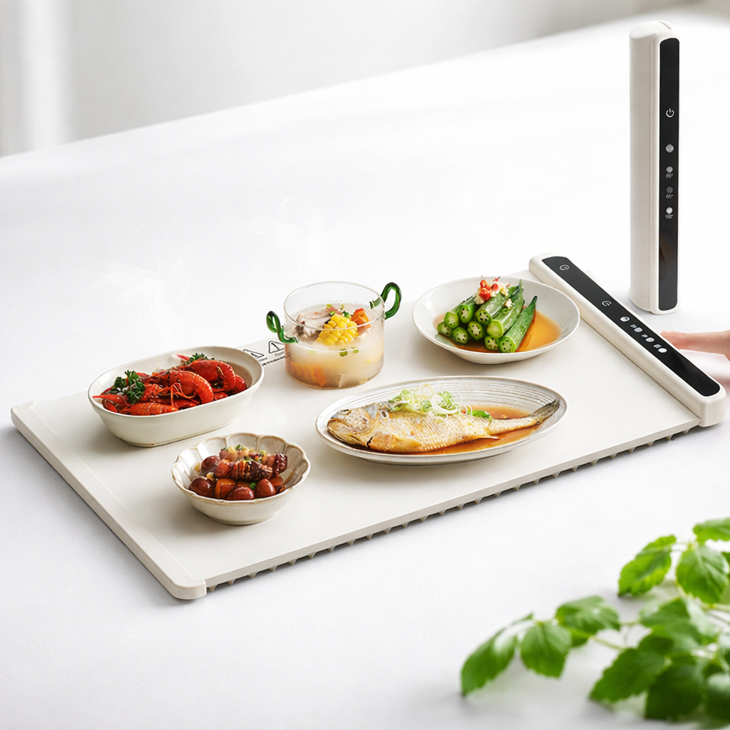 Electric Tabletop Food Warmer Mat Heat Resistant Serving