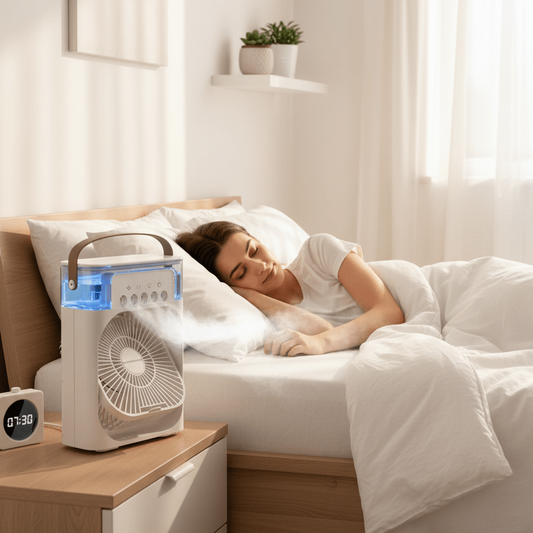 CoolPod Compact Desktop Evaporative Mini Cooler For Personal Spot Relief