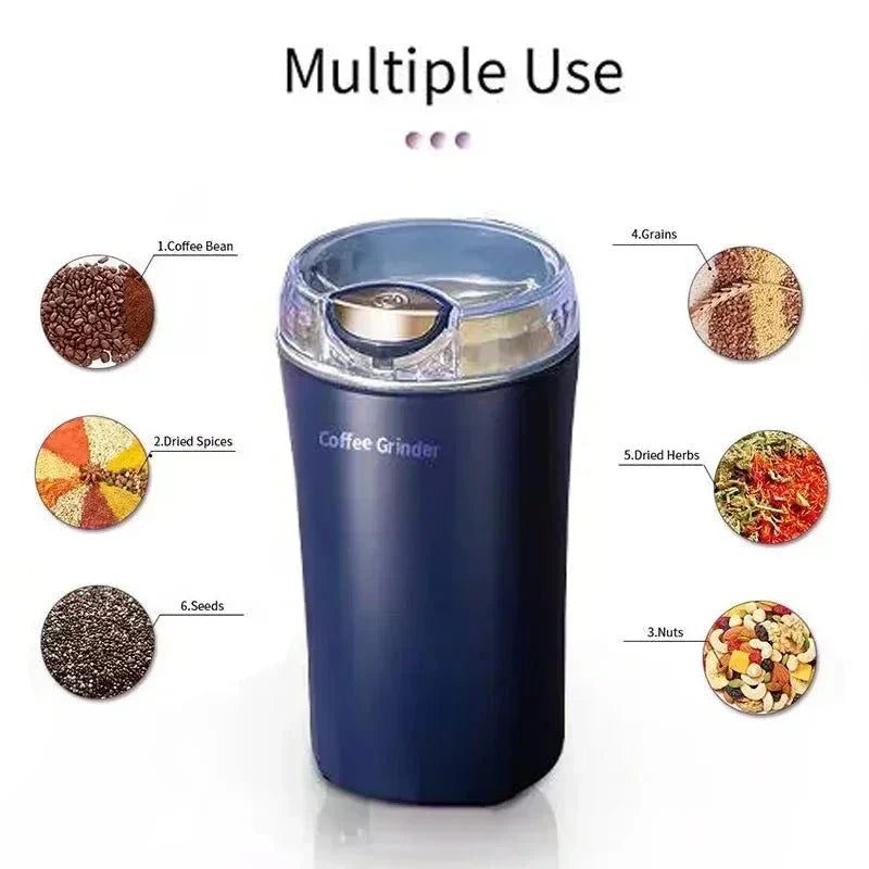 Compact Blue Electric Blade  Multifunctional  Grinder