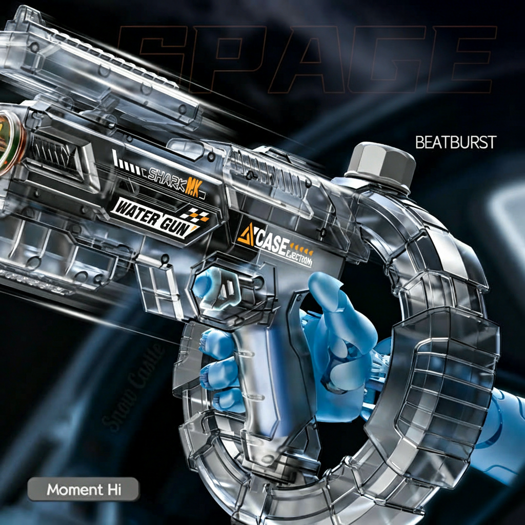 Electric Water Gun with LED Flame Effects